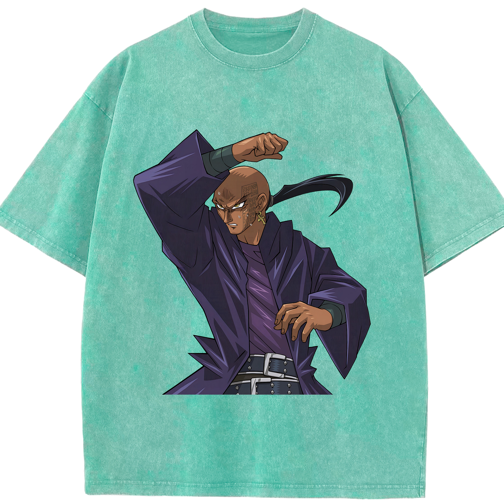 （画像用） 遊☆戯☆王 Yu-Gi-Oh! 綿100% ヴィンテージ風 半袖Tシャツ（フロントプリント）